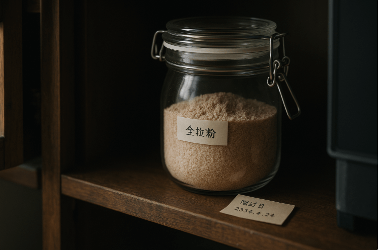 全粒粉の保存方法と鮮度を保つコツ