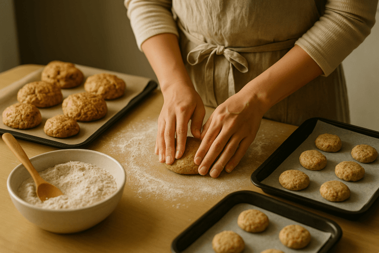全粒粉を使った簡単お菓子・パンレシピ