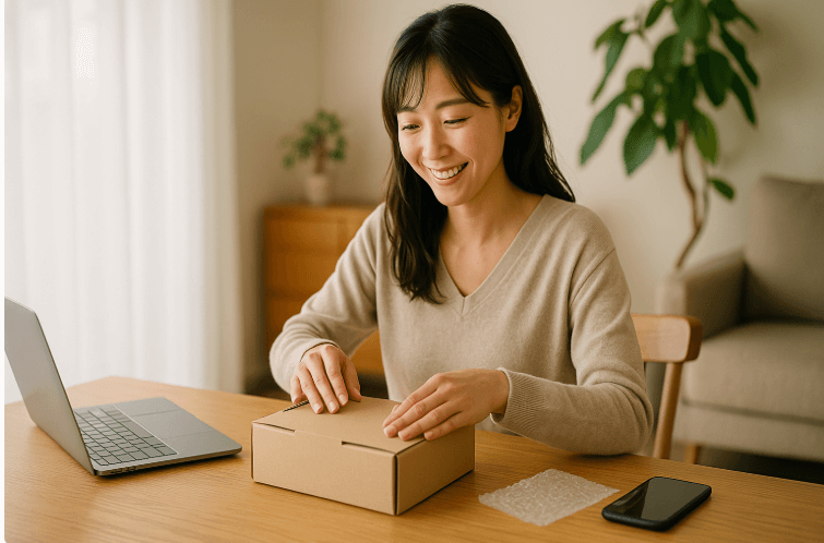 厚みのある商品を安く・簡単に送るならゆうパケットプラス！