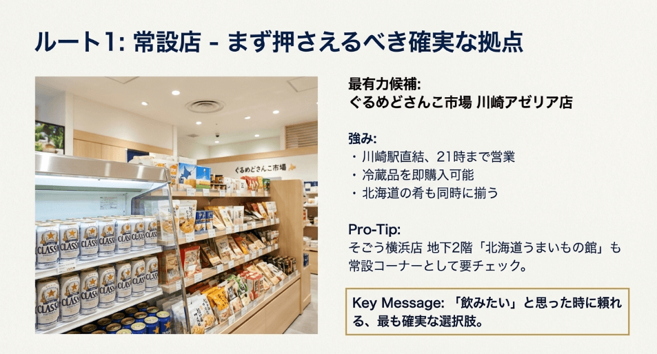 北海道物産店 ぐるめどさんこ市場 川崎アゼリア店