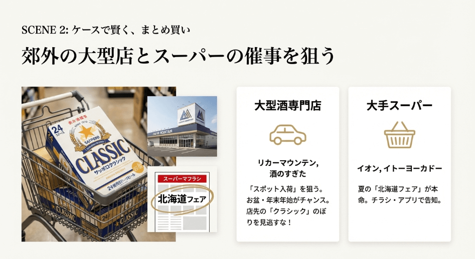 名古屋郊外でサッポロクラシックを探すなら？大型酒専門店の攻略法