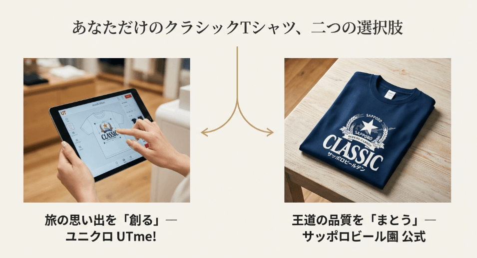 サッポロクラシックのTシャツの種類