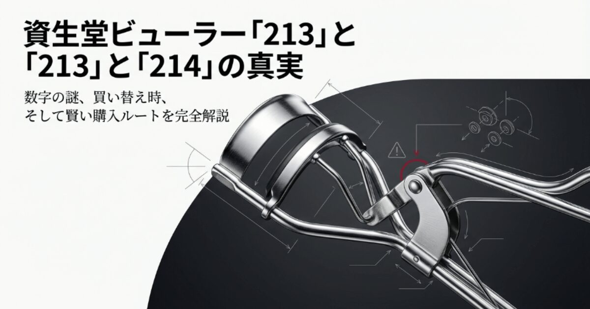 資生堂ビューラー213と214の違いは?どこに売ってるかも解説