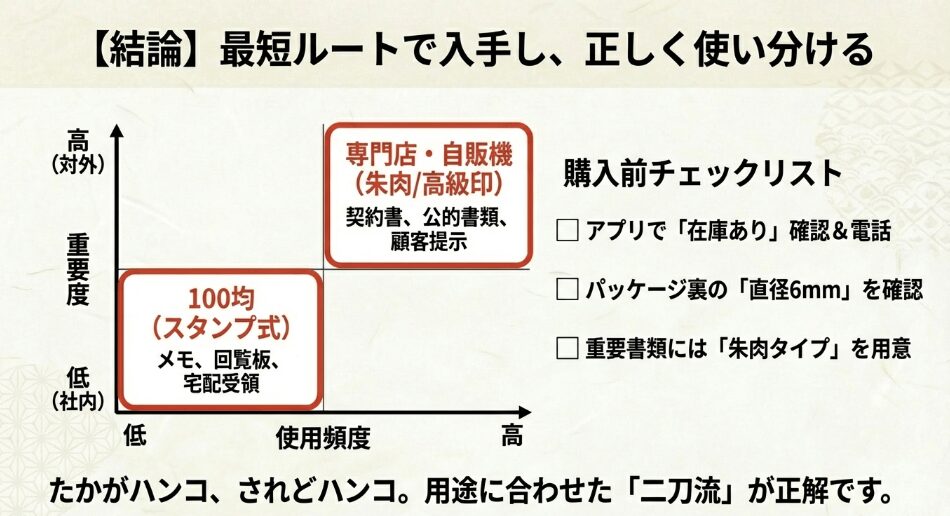 訂正印は100均で賢く選ぼう!重要ポイントまとめ