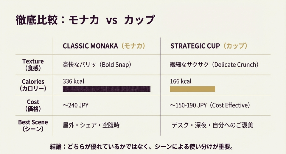 ルマンドクランチアイス(カップ)の値段とカロリー目安