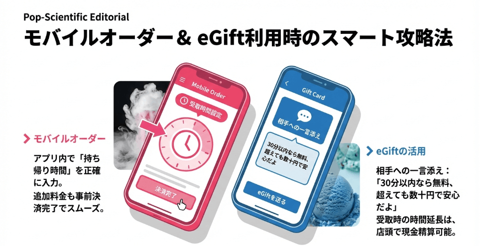 デジタル注文でも安心!モバイルオーダーとeGiftのドライアイス術