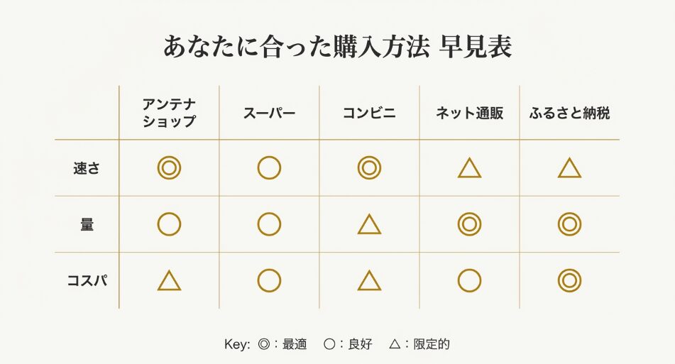 まとめ　サッポロクラシックを賢く買える店選び