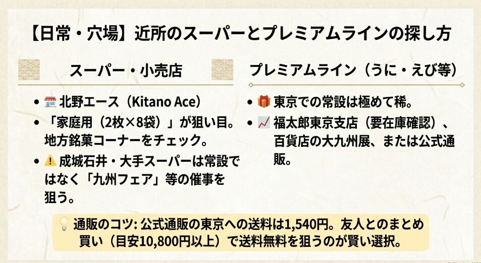 憧れの「プレミアムめんべい」を東京で手に入れるには?希少ライン攻略ガイド