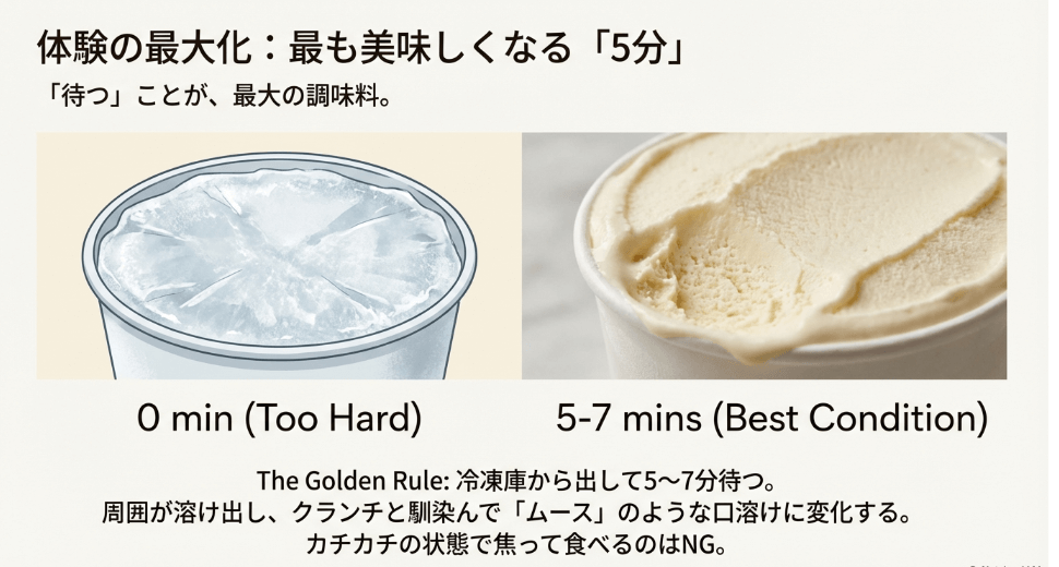 ルマンドクランチアイスの口コミと、至福の「食べごろ」アレンジ