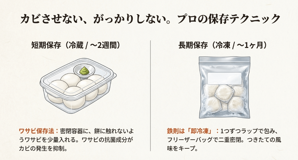 カビを防ぐ「ワサビ保存術」と、美味しさを守る冷凍のコツ