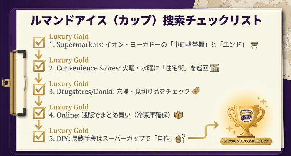 【総まとめ】ルマンドアイス(カップ)を確実に楽しむためのチェックリスト