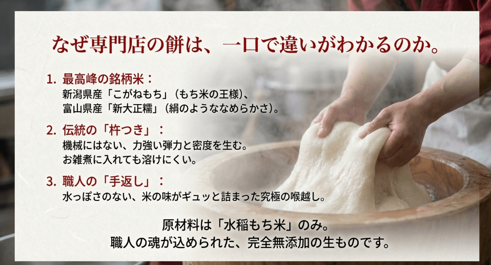 餅は餅屋！専門店で買う「本物ののし餅」が愛される理由