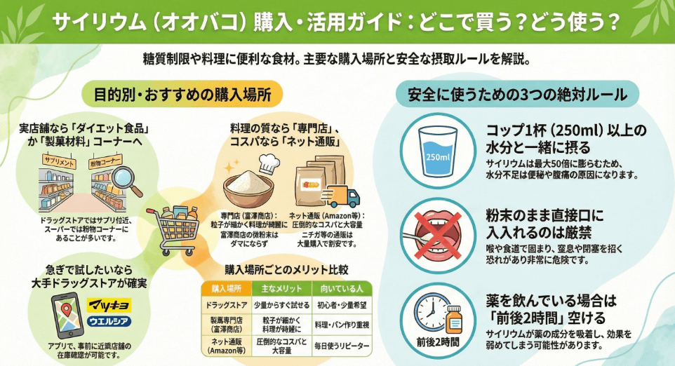 市販の店舗でサイリウムがどこで買えるか売り場を徹底解説