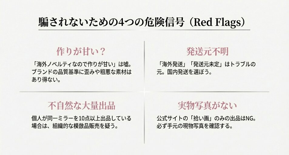 偽物のdiorノベルティのミラーを避ける鑑定ポイント