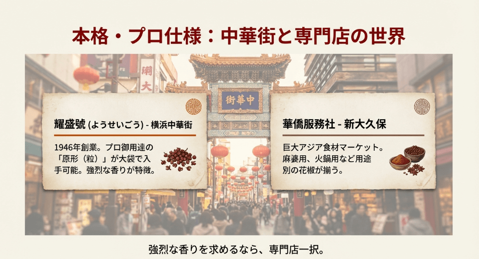 妥協のない香りを求めて。中華食材の専門店で選ぶ「最高の一粒」