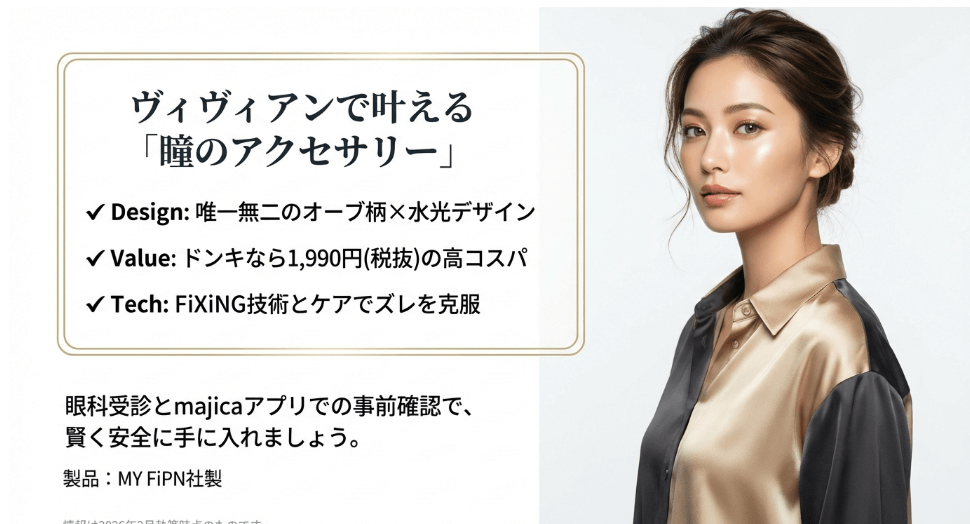 【まとめ】ヴィヴィアンのカラコンをドンキで選ぶ