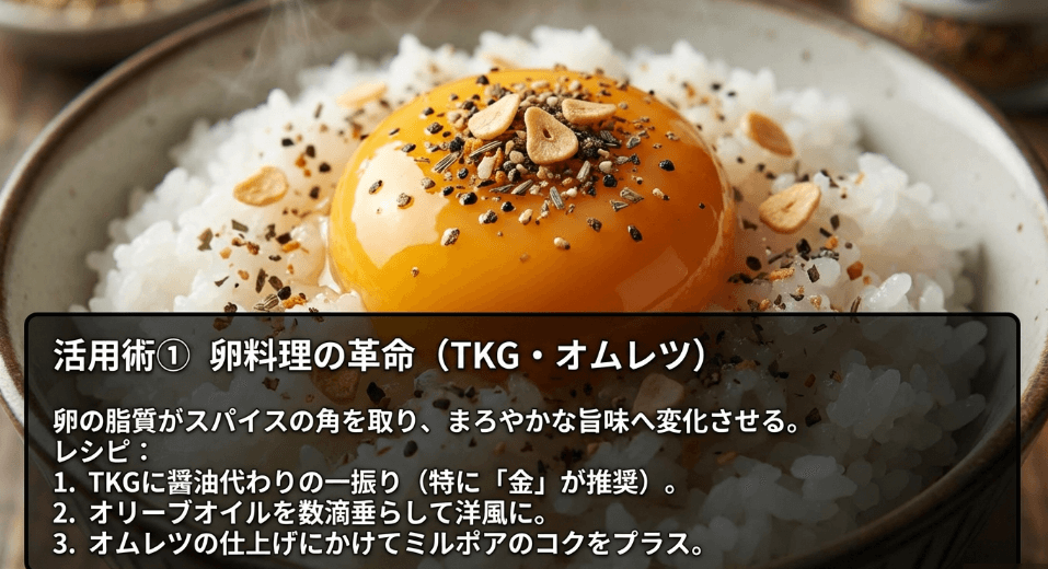 卵料理の味を格上げする「ほりにし」活用の正解