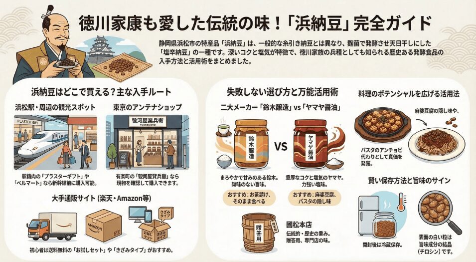 伝統の味浜納豆がどこで買えるか徹底調査