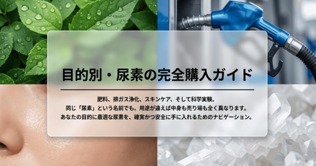 尿素はどこで買える？販売店や売ってる場所を用途別に完全ガイド