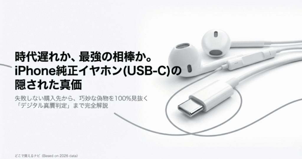 iPhone純正イヤホンのタイプCを徹底解説！購入先や偽物の見分け方