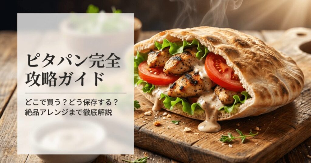 ピタパンはどこで買える?売ってる場所・販売店と冷凍売り場の探し方