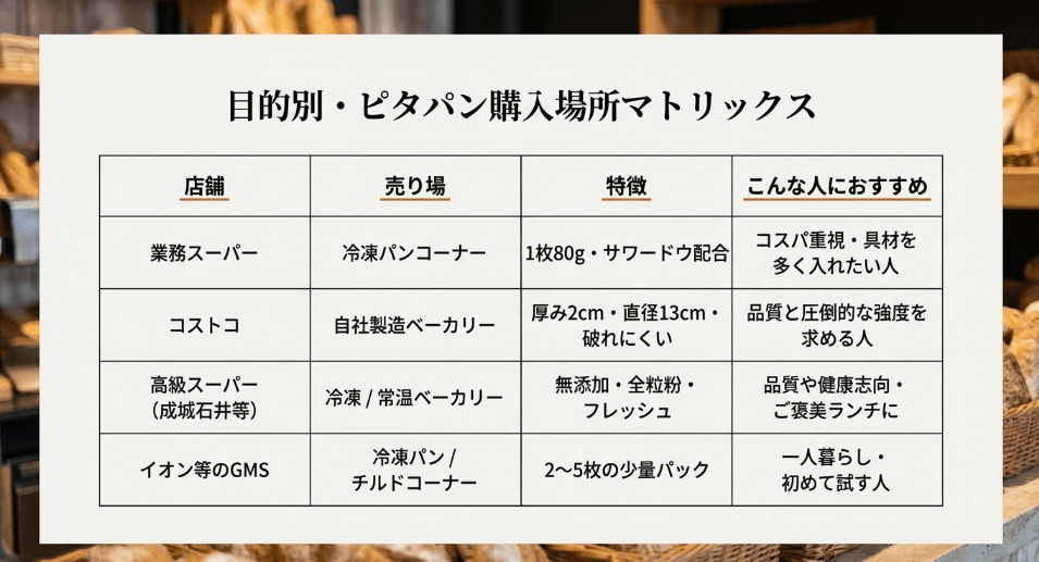 Q&A：ピタパンはどこで買える？購入前に知っておきたいこと