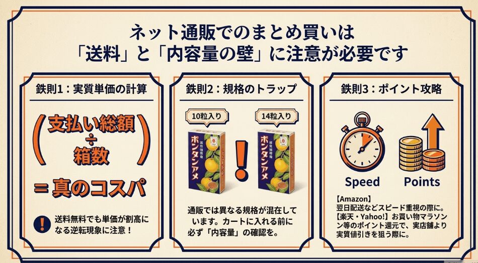 ボンタンアメの通販でのまとめ買い！失敗しない購入先選びのポイント