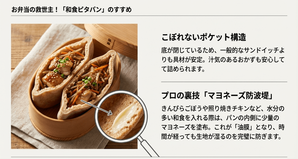 お弁当用のピタパン迷う具材のコツ
