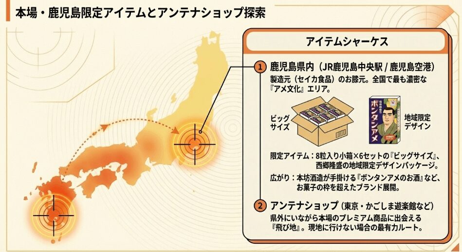 鹿児島限定のボンタンアメはどこで買える？本場ならではのラインナップ