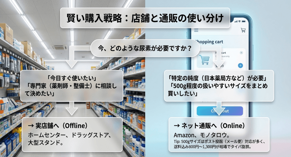 【まとめ】尿素はどこで買える？失敗しないための最終チェックリスト