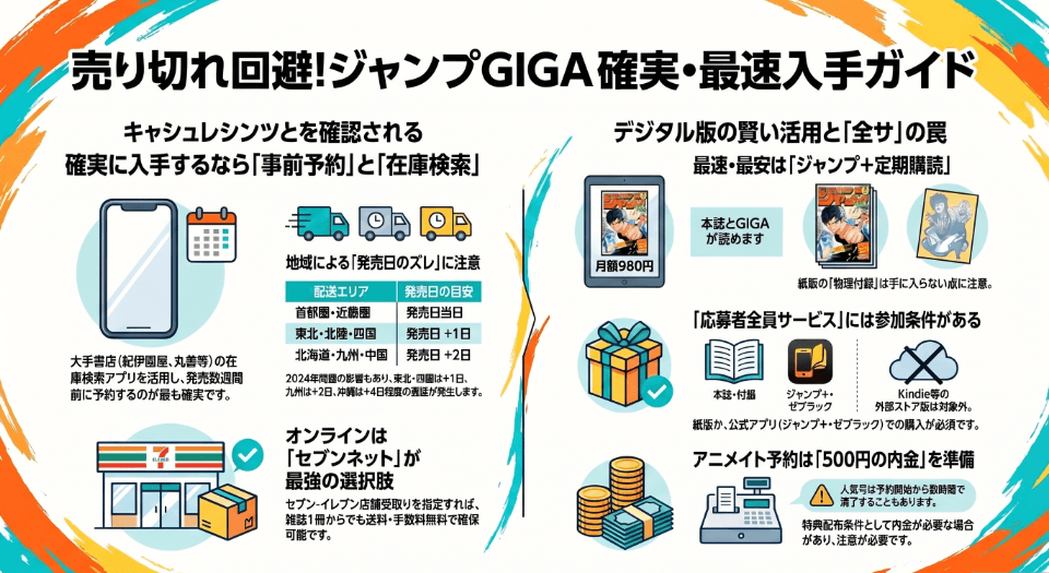 実店舗でジャンプgigaがどこで買えるか徹底解説