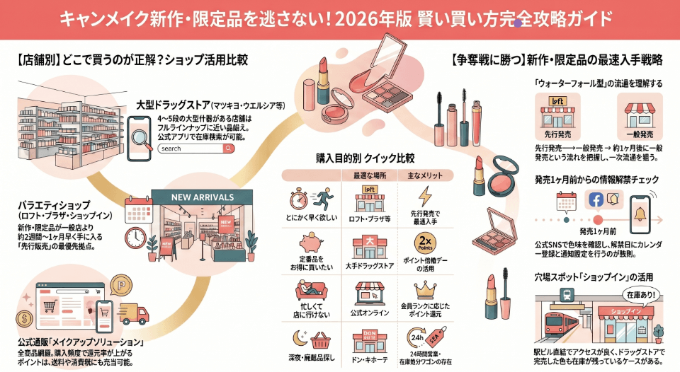 キャンメイクがどこで買えるか徹底調査した取扱店リスト