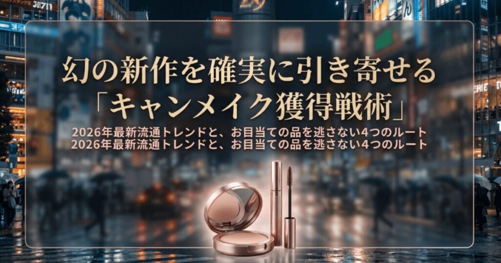 キャンメイクはどこで買える？通販や販売店、廃盤も並ぶ穴場の売り場情報