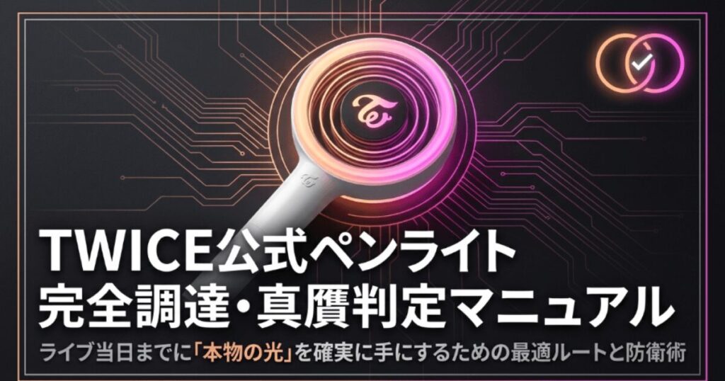 TWICE公式ペンライトはどこで買える？値段や定価で買う方法を解説