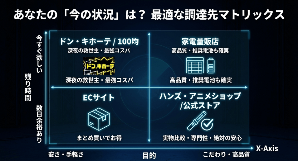 大手ECサイトでペンライトがどこで買えるか魅力を分析