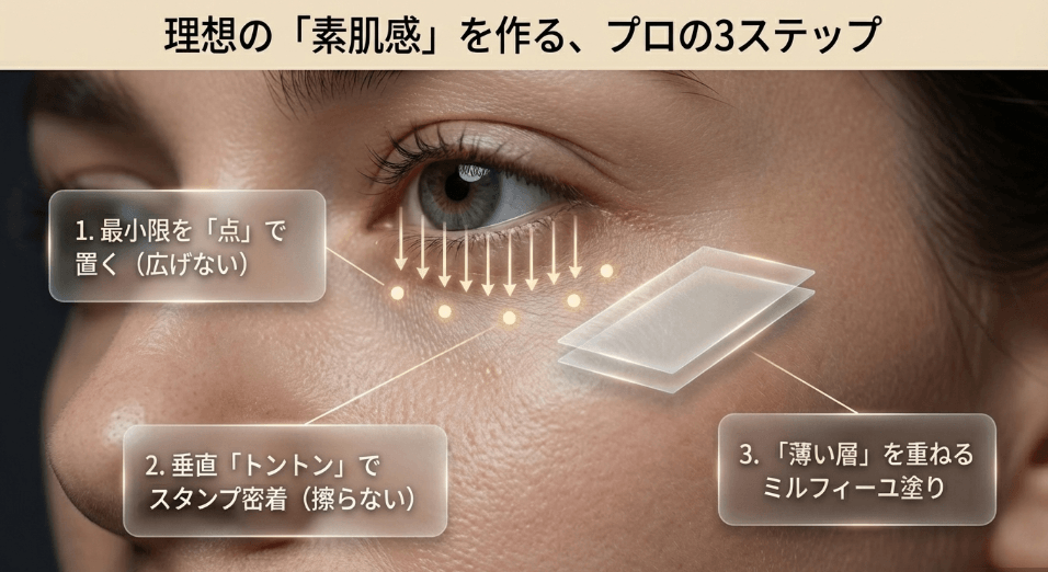 LUNAコンシーラーを使いこなすコツ：理想の「素肌感」を作るテクニック