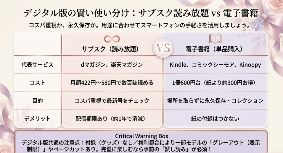 電子書籍版のLARMEの雑誌はどこで買える?
