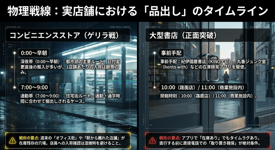 書店ごとの特徴と狙い目