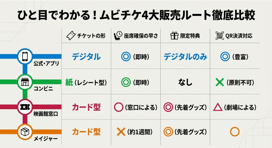 ムビチケはどこで買える？主要な販売場所の一覧