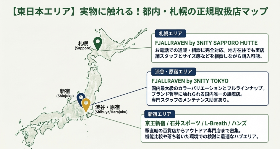 渋谷や原宿でカンケンリュックがどこで買えるか解説