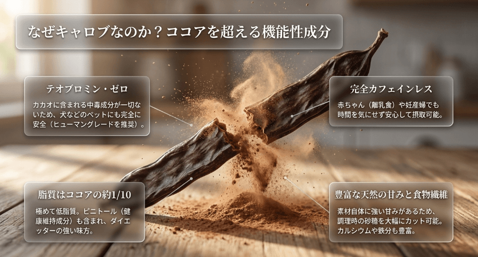 チョコの代わりでキャロブパウダーがどこで買えるか調査