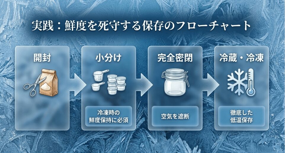 風味を損なわないための正しい全粒粉の保存方法と注意点
