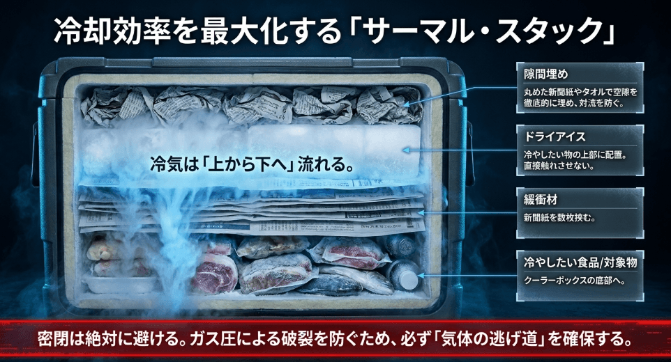 ドライアイス持ち帰りに必須なクーラーボックスと容器の選び方