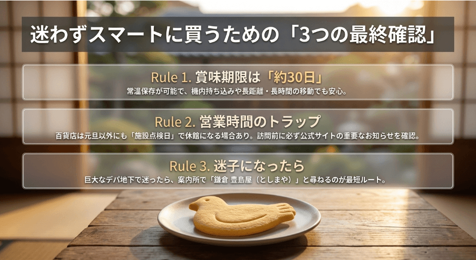 鳩サブレーを東京のどこで買えるか？目的別の購入ルートまとめ