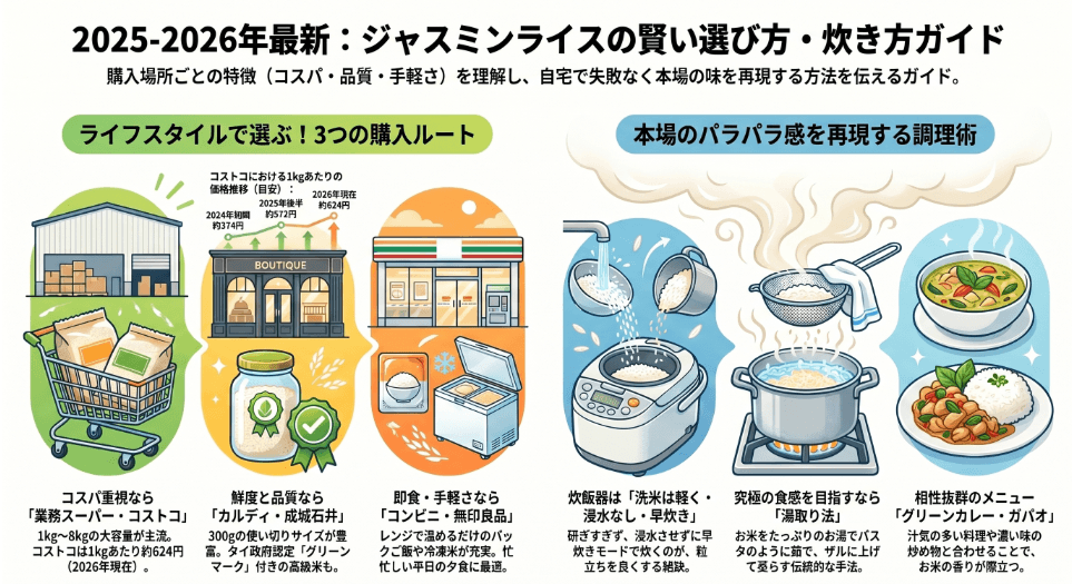 ジャスミンライスがどこで買えるか徹底解説