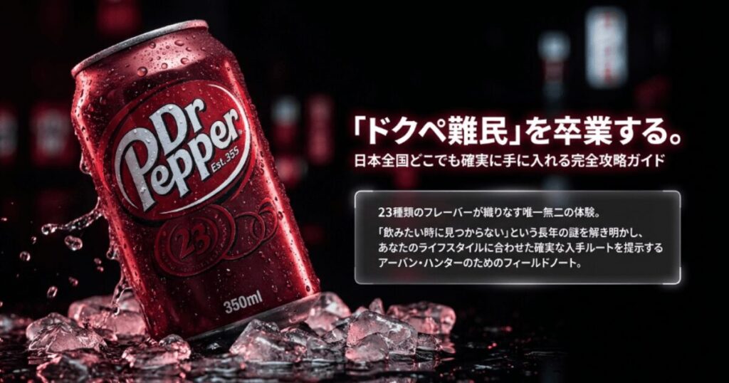 ドクターペッパーはどこで買える？コンビニ・ドンキ販売店調査