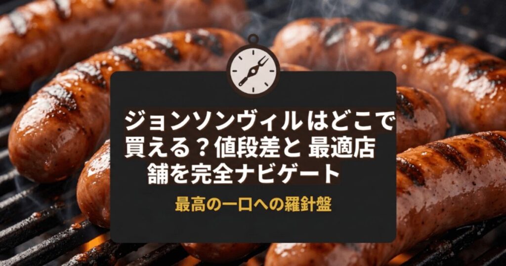 ジョンソンヴィルはどこで買える？イオンとコストコの値段差を徹底解説
