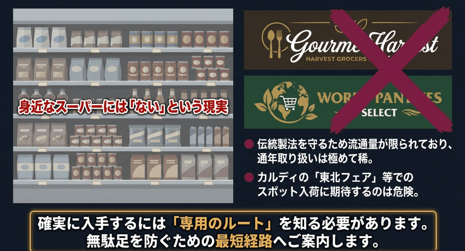成城石井・カルディでの取り扱い実態と「空振り」を避ける購入戦略