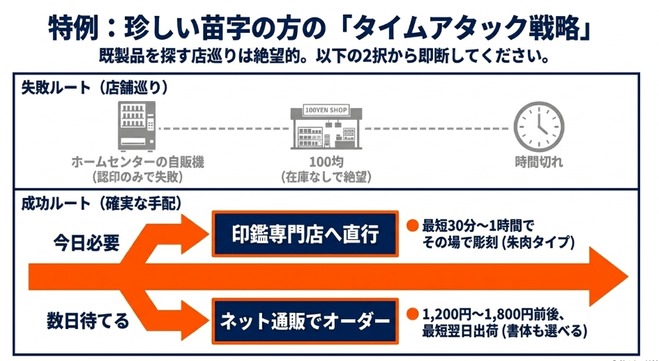 珍しい苗字の人が訂正印を店舗で探す際の注意点と最適解