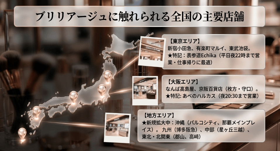 【大阪エリア】ブリリアージュ正規取扱店とアクセスの利便性